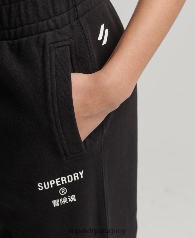 uy Superdry mujer joggers deportivos básicos negro DT2N8Z3940 ropa