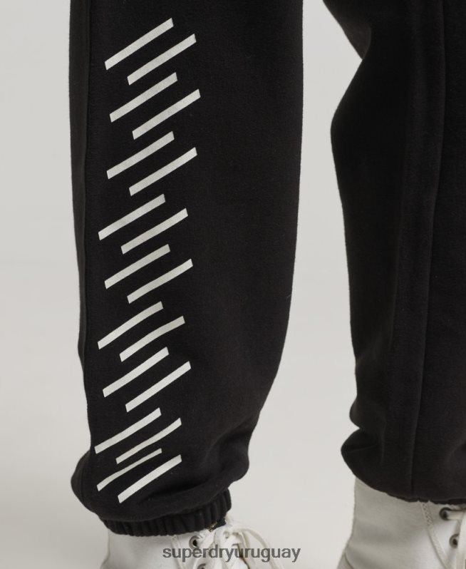 uy Superdry mujer joggers deportivos básicos negro DT2N8Z3940 ropa