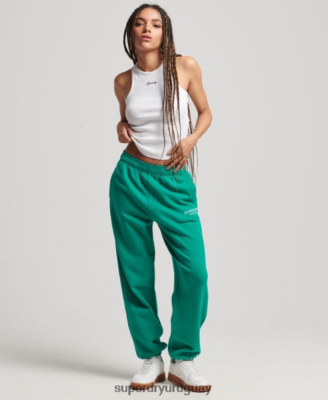 uy Superdry mujer joggers deportivos básicos verde DT2N8Z3931 ropa
