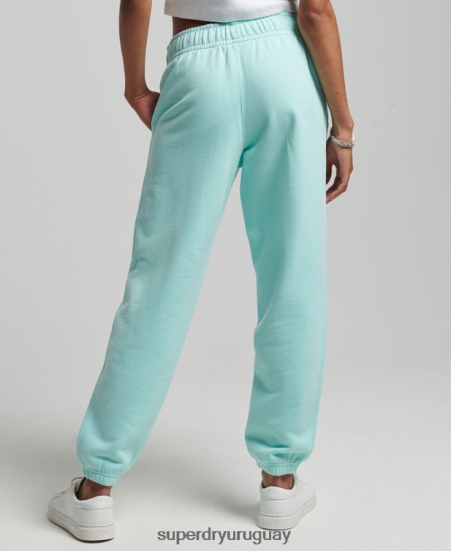 uy Superdry mujer joggers estilo boyfriend con estampado gráfico azul DT2N8Z6591 ropa