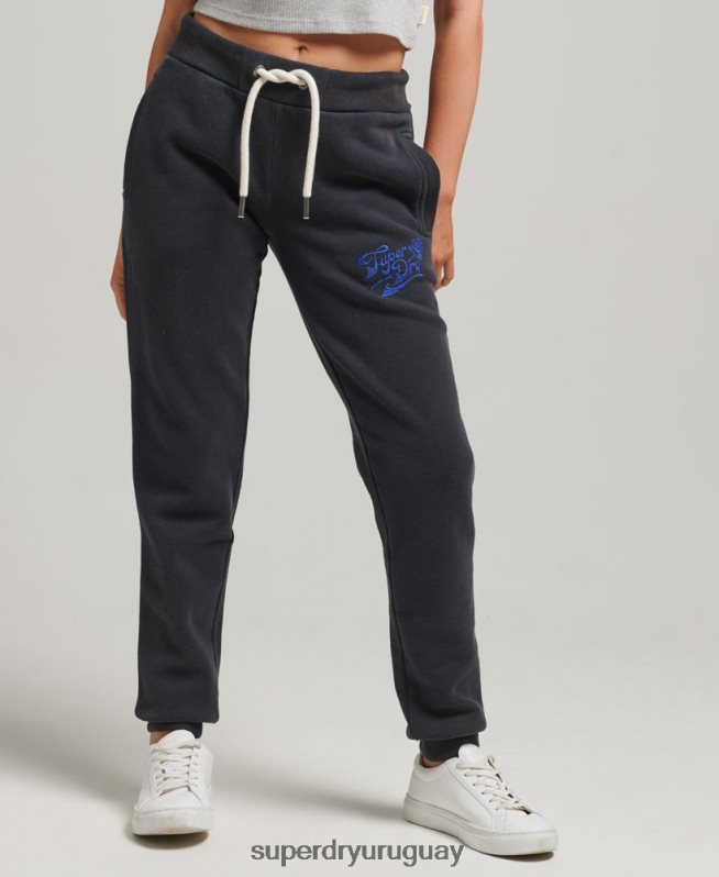 uy Superdry mujer joggers orgullo y artesanía Armada DT2N8Z3922 ropa