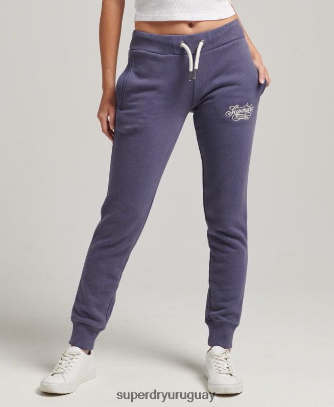 uy Superdry mujer joggers orgullo y artesanía azul oscuro DT2N8Z3907 ropa