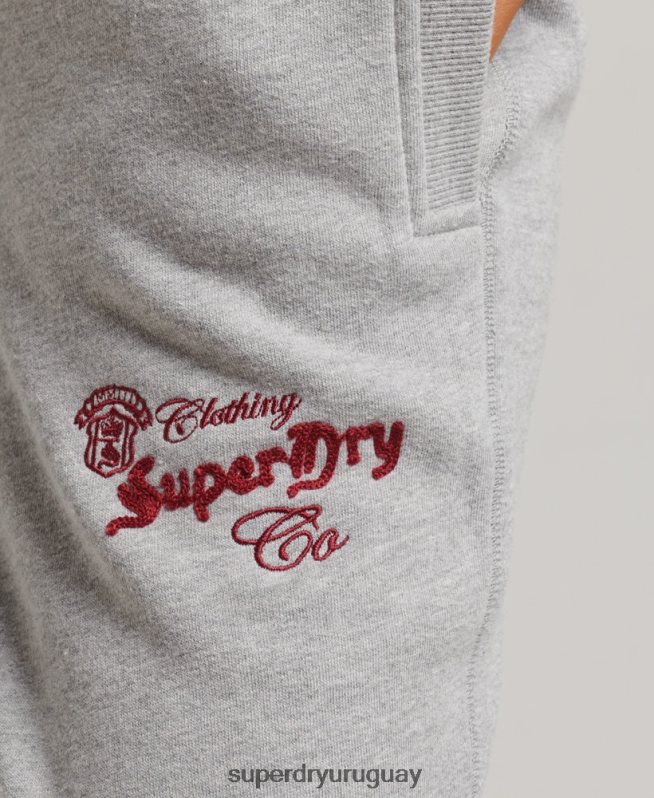 uy Superdry mujer joggers orgullo y artesanía gris DT2N8Z3918 ropa