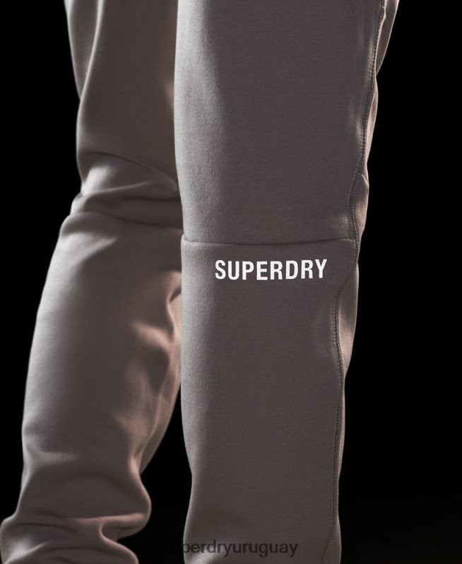 uy Superdry mujer joggers tecnológicos gris claro DT2N8Z3897 ropa