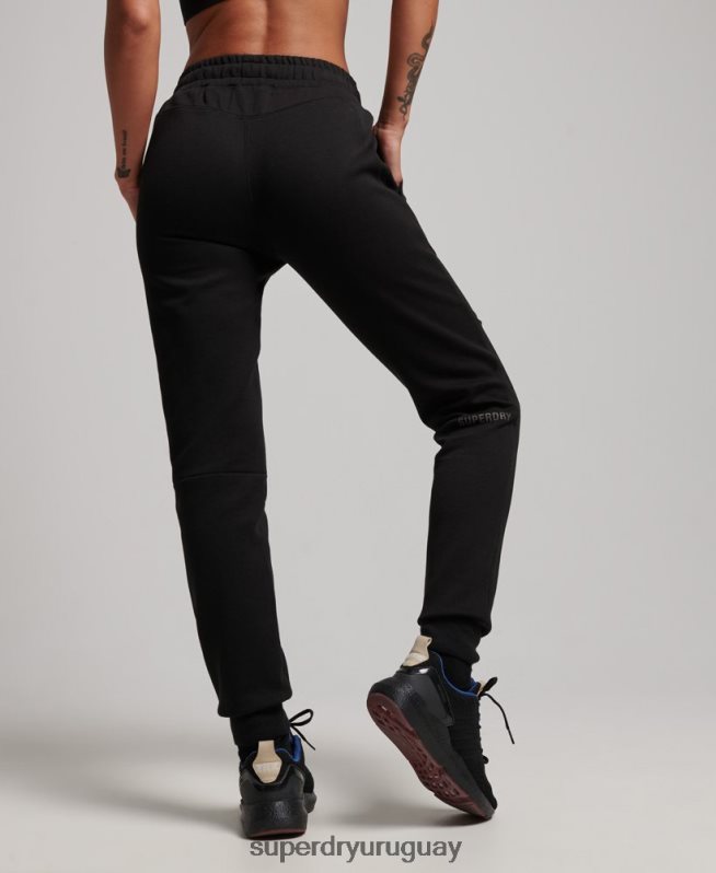 uy Superdry mujer joggers tecnológicos negro DT2N8Z3921 ropa
