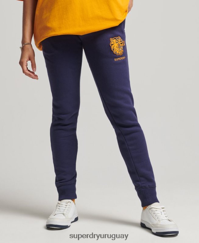 uy Superdry mujer joggers universitarios vintage Armada DT2N8Z6557 ropa