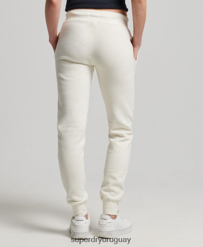 uy Superdry mujer orgullo en joggers artesanales crema DT2N8Z6674 ropa