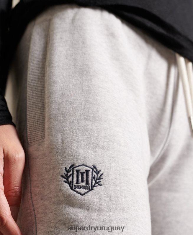 uy Superdry mujer orgullo en joggers artesanales gris claro DT2N8Z6613 ropa