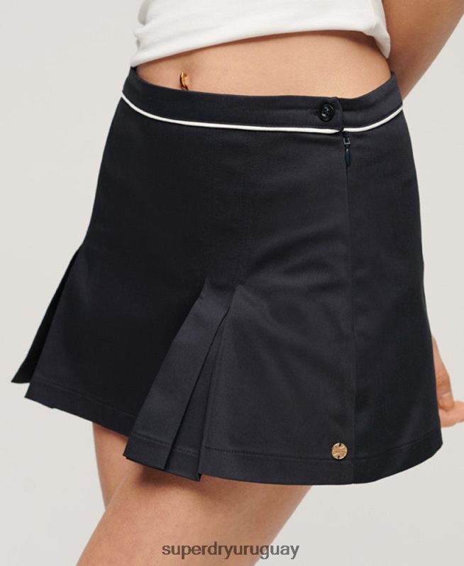 uy Superdry mujer falda de tenis Armada DT2N8Z2218 ropa