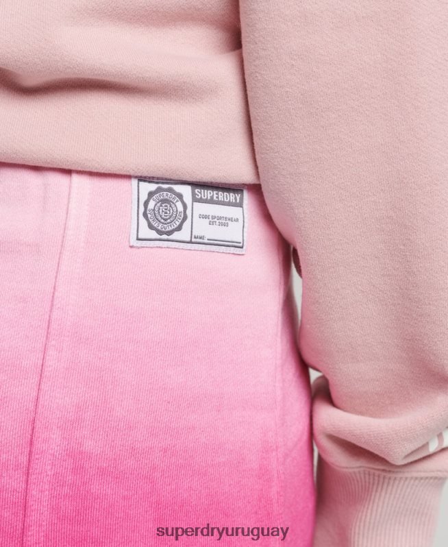 uy Superdry mujer falda teñida esencial rosa DT2N8Z4162 ropa