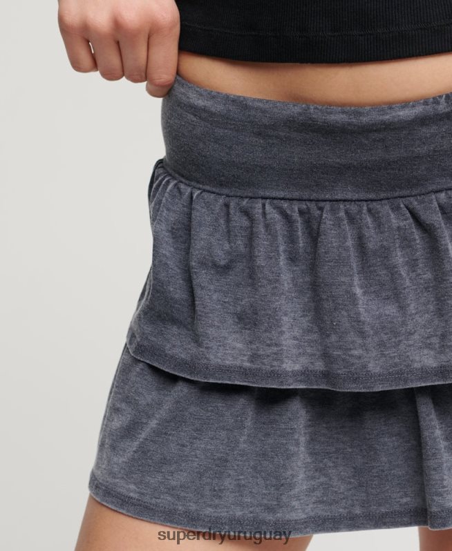 uy Superdry mujer minifalda de los 90 Armada DT2N8Z4117 ropa