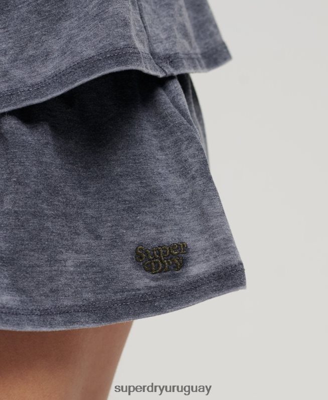 uy Superdry mujer minifalda de los 90 Armada DT2N8Z4117 ropa