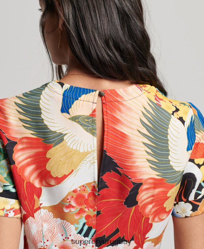 uy Superdry mujer mono tejido vintage multi DT2N8Z2121 ropa