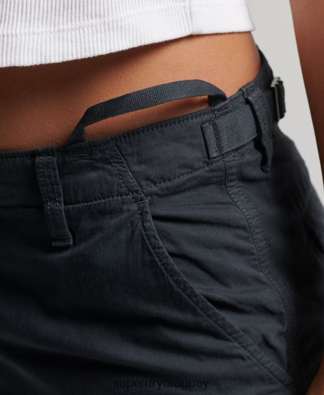 uy Superdry mujer pantalones cargo vintage de tiro bajo Armada DT2N8Z2273 ropa