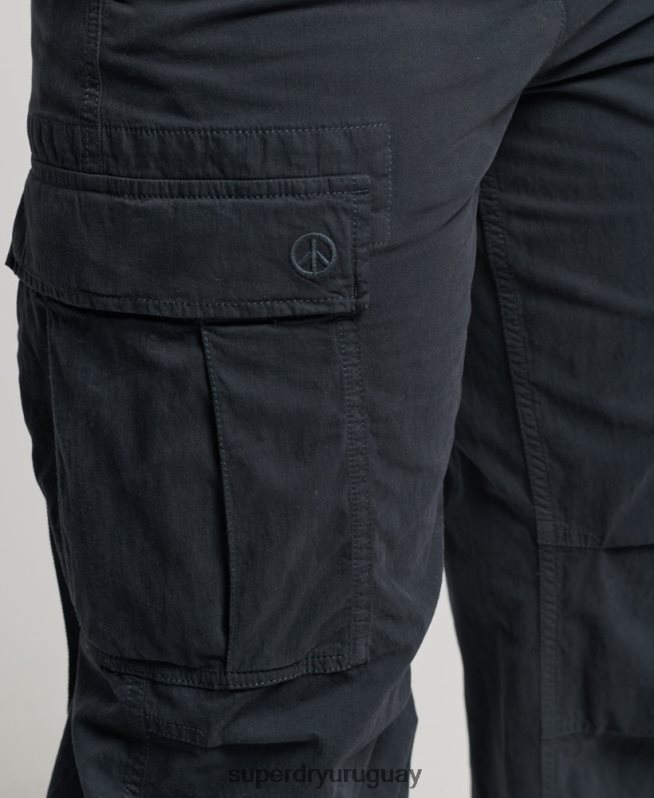 uy Superdry mujer pantalones cargo vintage de tiro bajo Armada DT2N8Z2273 ropa