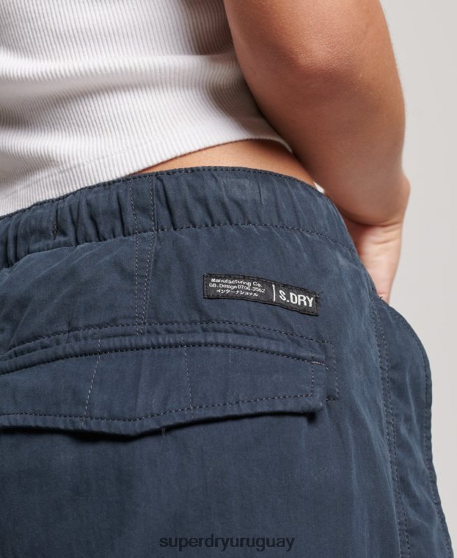 uy Superdry mujer pantalones con agarre de paracaídas Armada DT2N8Z2563 ropa