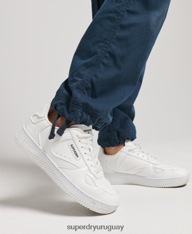 uy Superdry mujer pantalones de algodón orgánico con agarre de paracaídas Armada DT2N8Z2600 ropa