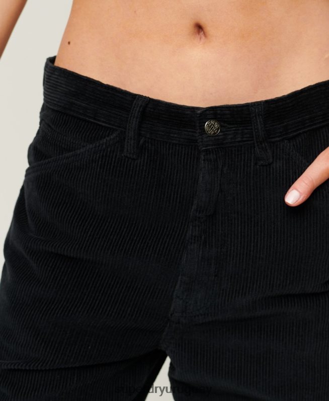 uy Superdry mujer pantalones de carpintero de pana Armada DT2N8Z2594 ropa