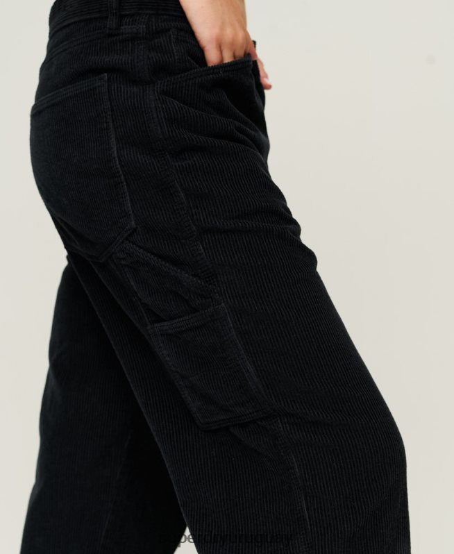 uy Superdry mujer pantalones de carpintero de pana Armada DT2N8Z2594 ropa