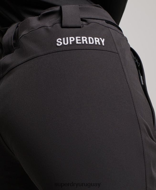 uy Superdry mujer pantalones de nieve básicos negro DT2N8Z2591 ropa