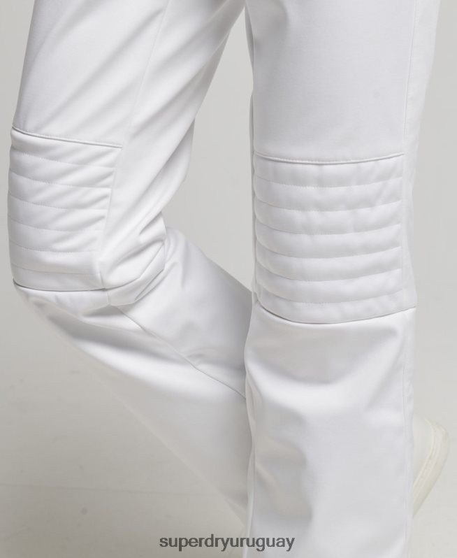 uy Superdry mujer pantalones slim de esquí softshell blanco DT2N8Z2593 ropa
