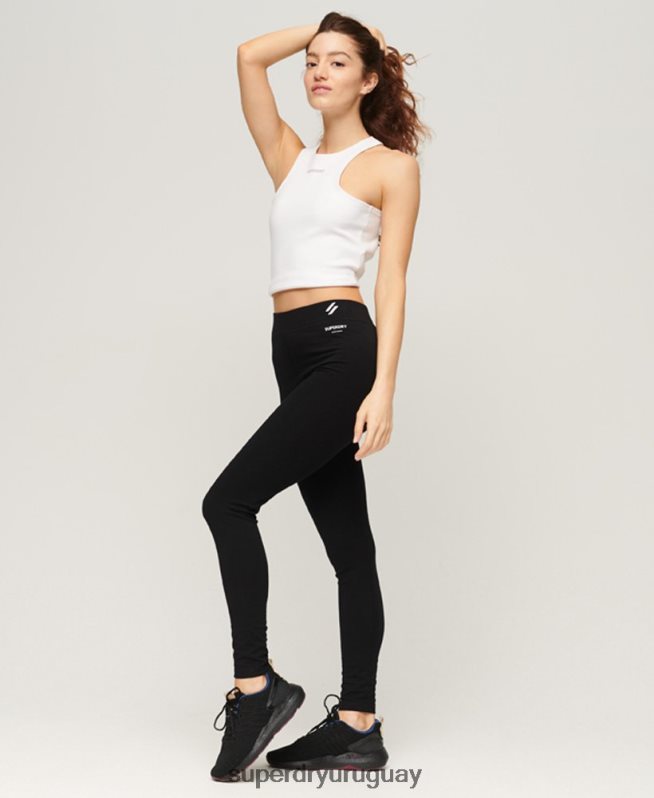uy Superdry mujer código esencial legging negro DT2N8Z4057 ropa