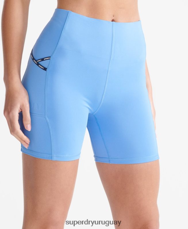uy Superdry mujer correr pantalones cortos ajustados multi DT2N8Z3169 ropa