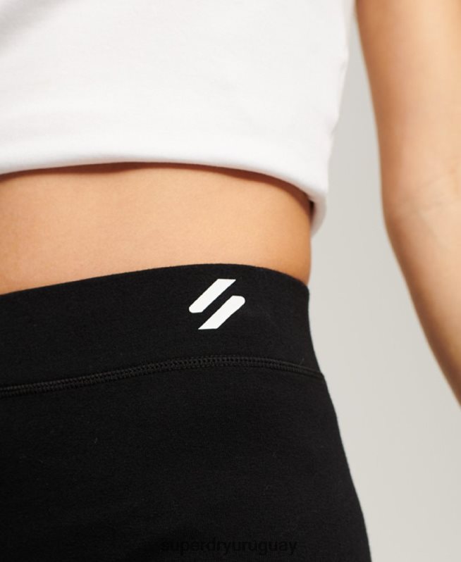 uy Superdry mujer leggins deportivos básicos negro DT2N8Z4054 ropa