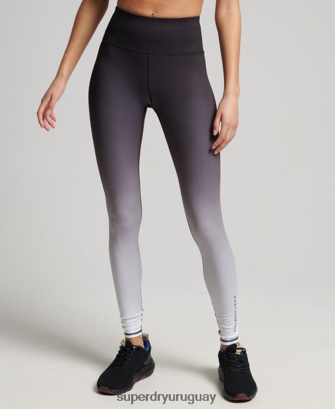 uy Superdry mujer leggins esenciales de entrenamiento negro DT2N8Z6324 ropa