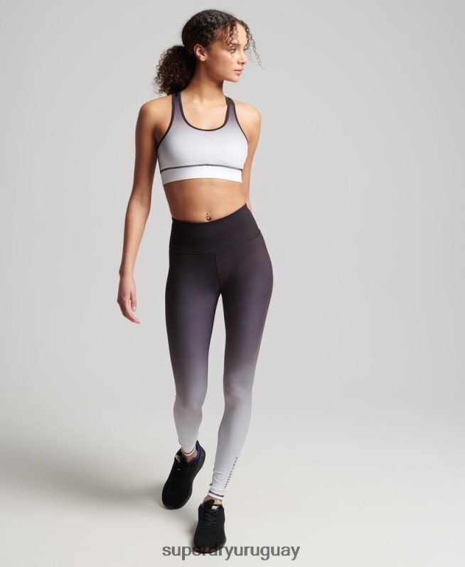 uy Superdry mujer leggins esenciales de entrenamiento negro DT2N8Z6324 ropa