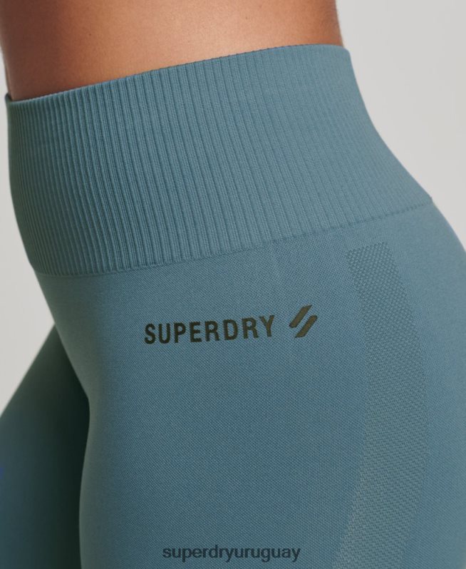 uy Superdry mujer medias core sin costuras azul DT2N8Z4064 ropa