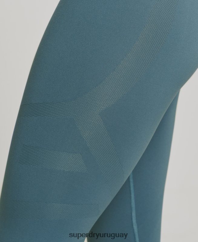uy Superdry mujer medias core sin costuras azul DT2N8Z4064 ropa