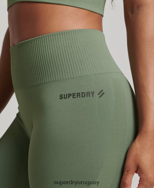 uy Superdry mujer medias core sin costuras verde DT2N8Z4058 ropa