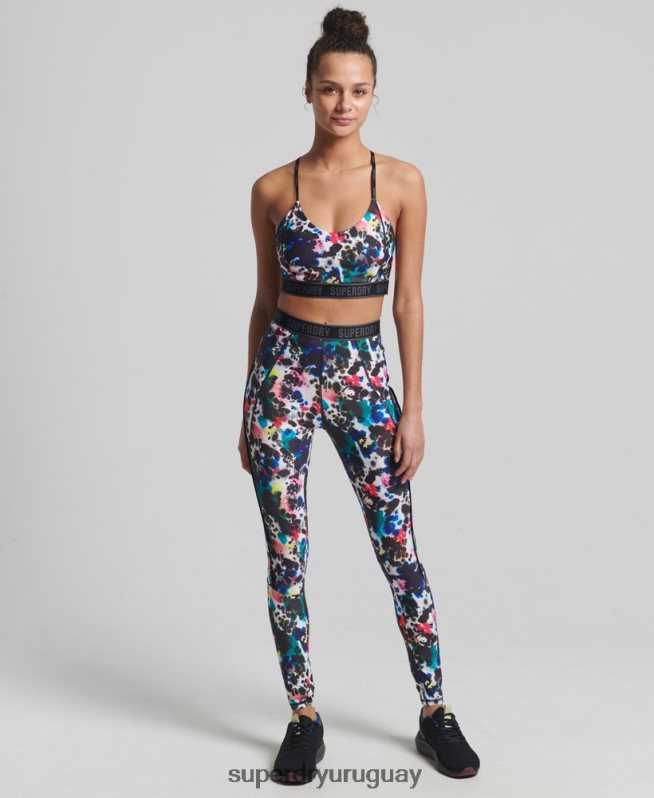 uy Superdry mujer Sujetador elástico Train de impacto medio multi DT2N8Z4197 ropa