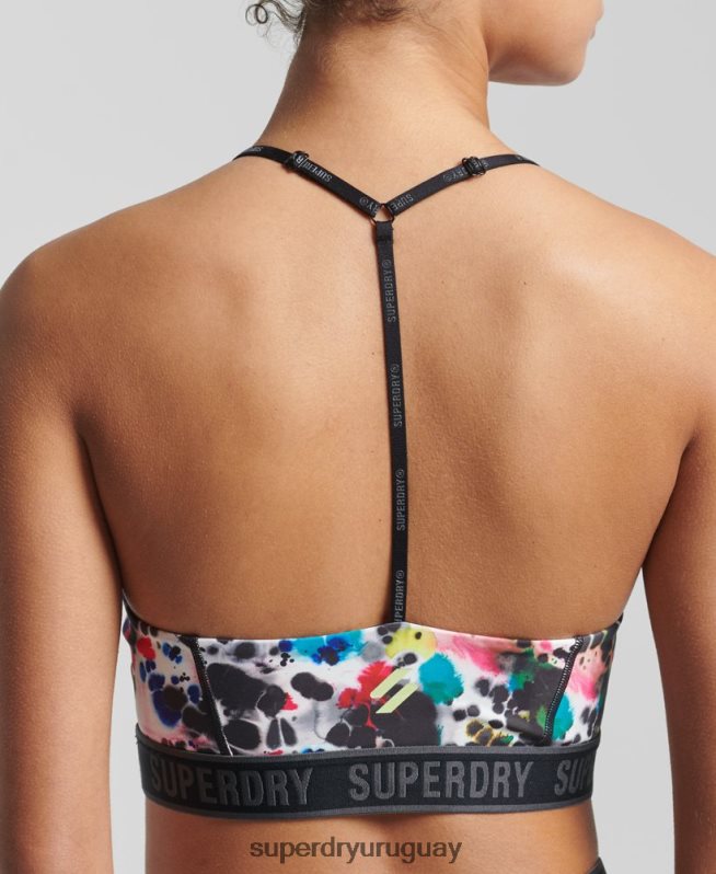 uy Superdry mujer Sujetador elástico Train de impacto medio multi DT2N8Z4197 ropa