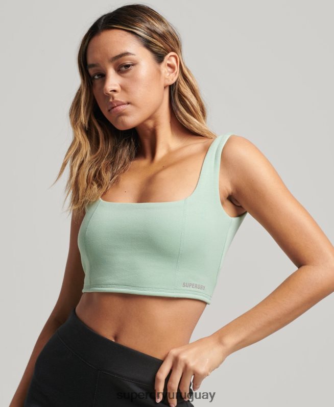 uy Superdry mujer parte superior del sujetador de tecnología verde DT2N8Z2998 ropa