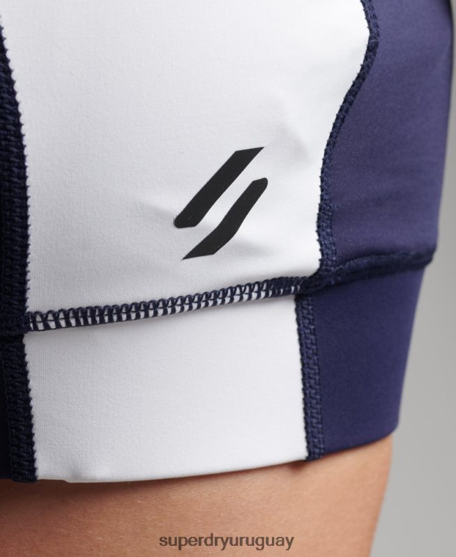 uy Superdry mujer sujetador asimétrico de entrenamiento Armada DT2N8Z6339 ropa