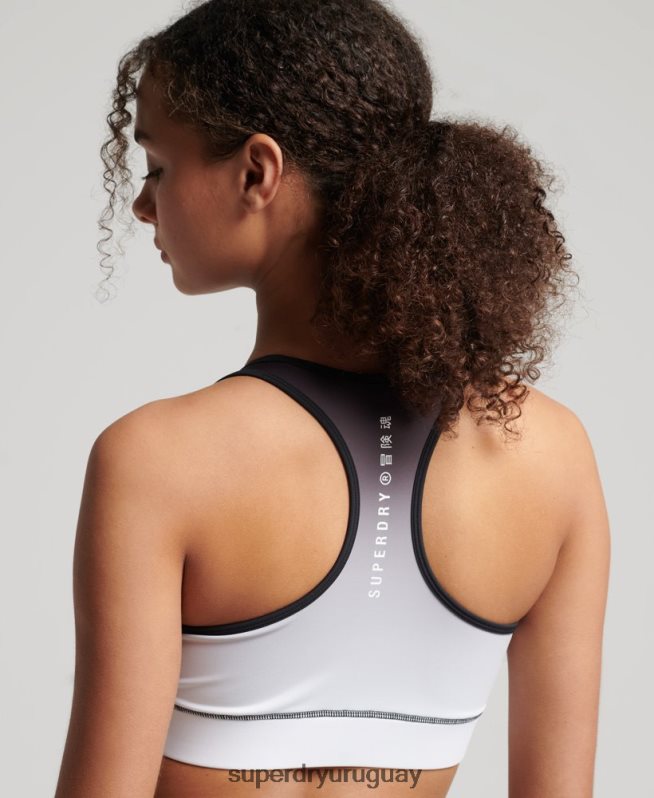 uy Superdry mujer sujetador esencial de entrenamiento negro DT2N8Z4185 ropa