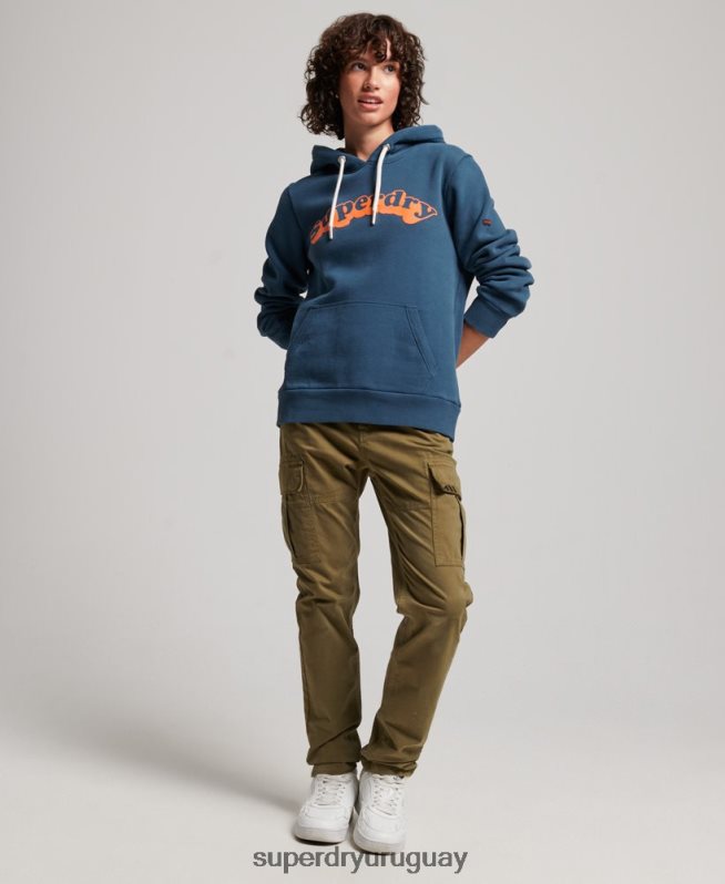 uy Superdry mujer cooper sudadera con capucha clásica Armada DT2N8Z3462 ropa