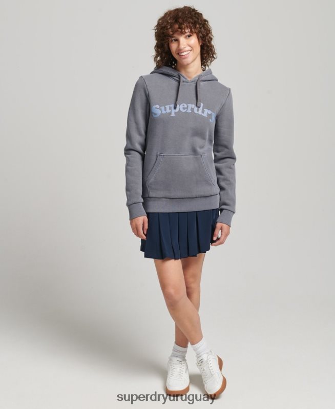 uy Superdry mujer cooper sudadera con capucha clásica Armada DT2N8Z5781 ropa