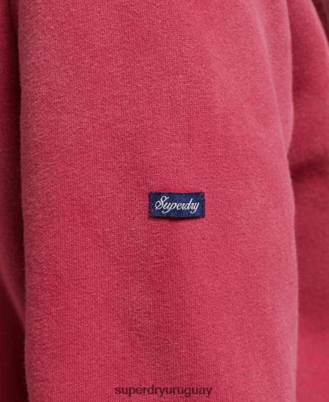 uy Superdry mujer orgullo y artesanía sudadera con capucha rojo DT2N8Z3399 ropa