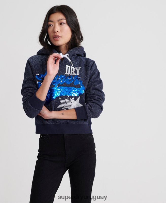 uy Superdry mujer sudadera boutique estrella Armada DT2N8Z3509 ropa