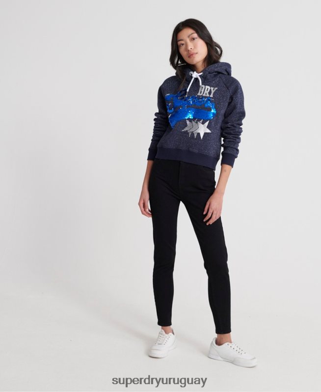 uy Superdry mujer sudadera boutique estrella Armada DT2N8Z3509 ropa