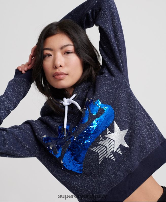 uy Superdry mujer sudadera boutique estrella Armada DT2N8Z3509 ropa