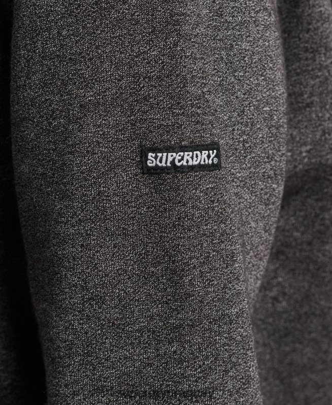 uy Superdry mujer sudadera con capucha de interés del lugar gris oscuro DT2N8Z3295 ropa