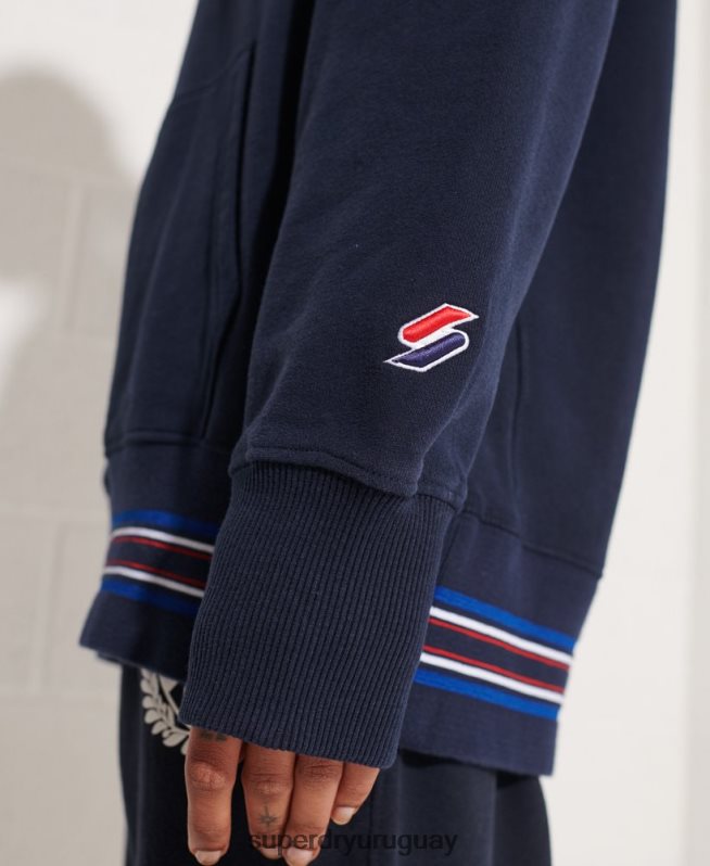 uy Superdry mujer sudadera con capucha oversize Armada DT2N8Z5964 ropa