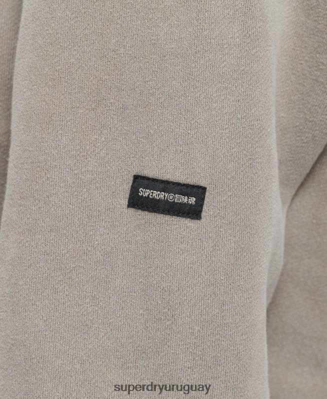 uy Superdry mujer sudadera con capucha vintage de paz y amor caqui DT2N8Z6036 ropa