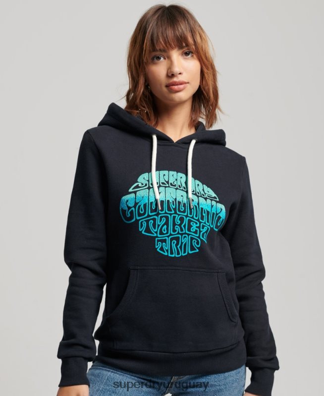 uy Superdry mujer sudadera con capucha y detalles Armada DT2N8Z2160 ropa