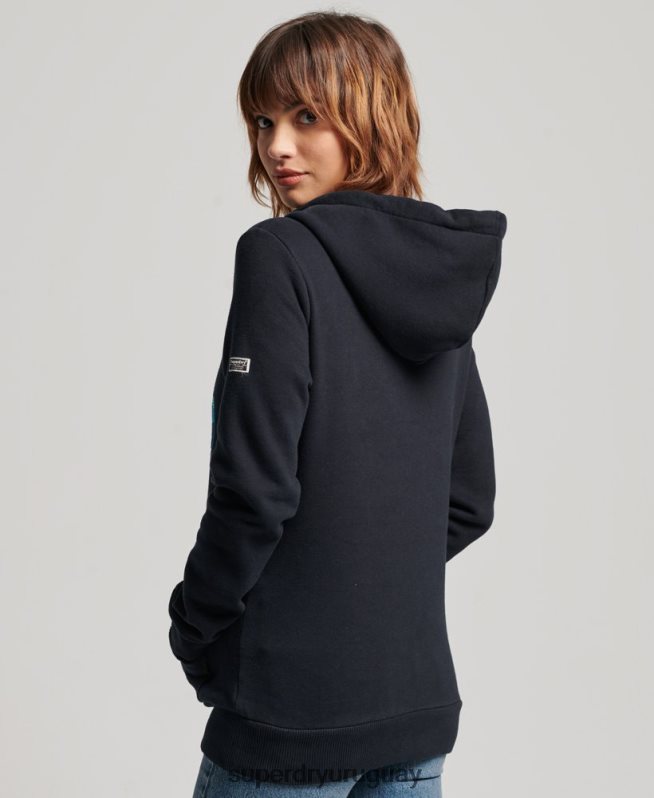 uy Superdry mujer sudadera con capucha y detalles Armada DT2N8Z2160 ropa