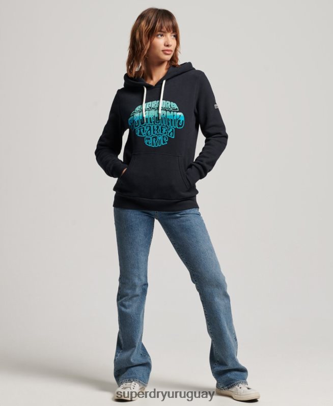 uy Superdry mujer sudadera con capucha y detalles Armada DT2N8Z2160 ropa